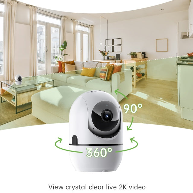 Smart WiFi Security Camera with 2-Way Audio & Night Vision — Protect Your Home 24/7