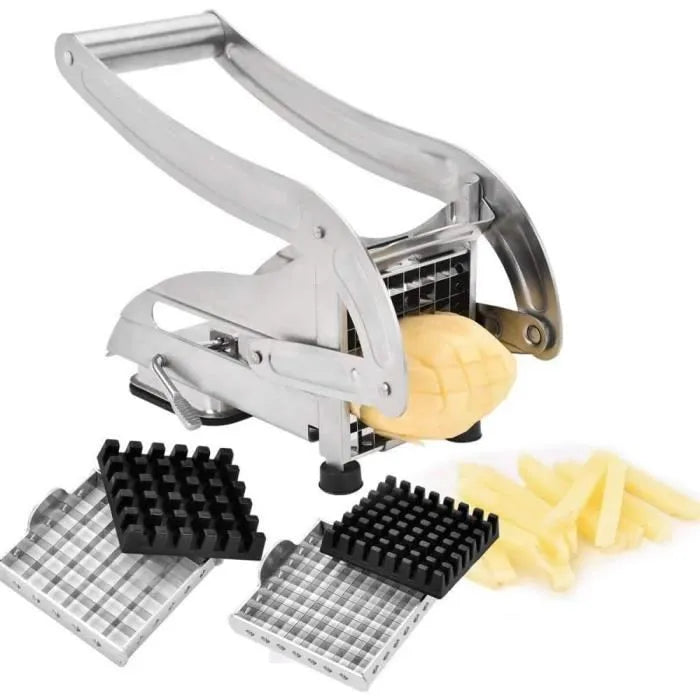 Rebanador de papa francesa y vegetales