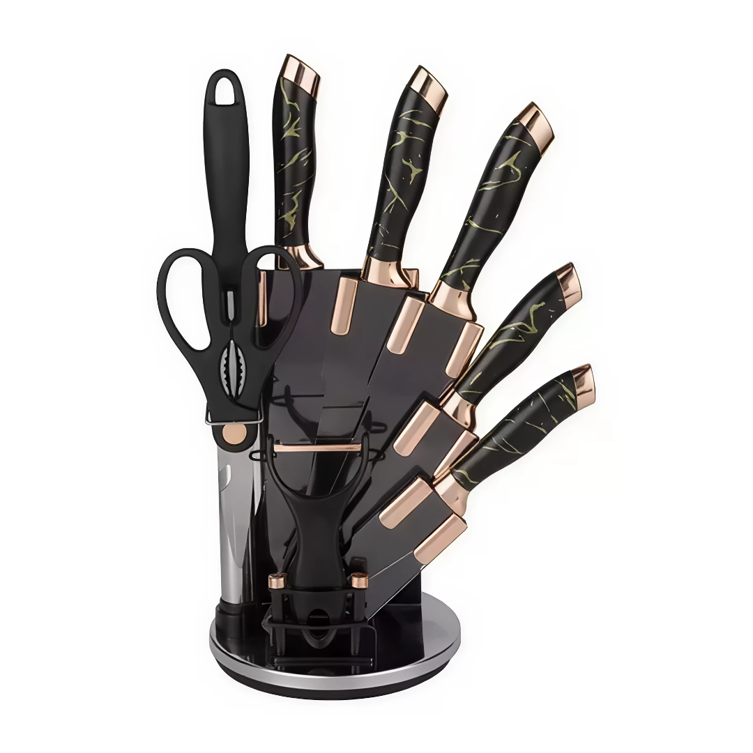 Juego de cuchillos en acero X8 Pcs